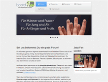 Tablet Screenshot of board-4you.de
